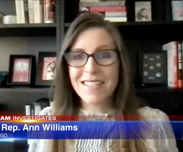 Rep. Ann Williams talks about the COViD Act on ABC 7