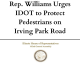Rep. Ann Williams Urges IDOT to Protect Pedestrians on Irving Park Road