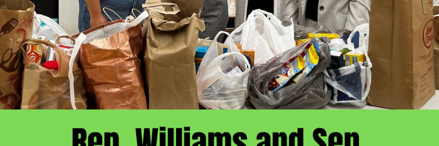 Rep. Williams and Sen. Feigenholtz Drop off Donations to Common Pantry
