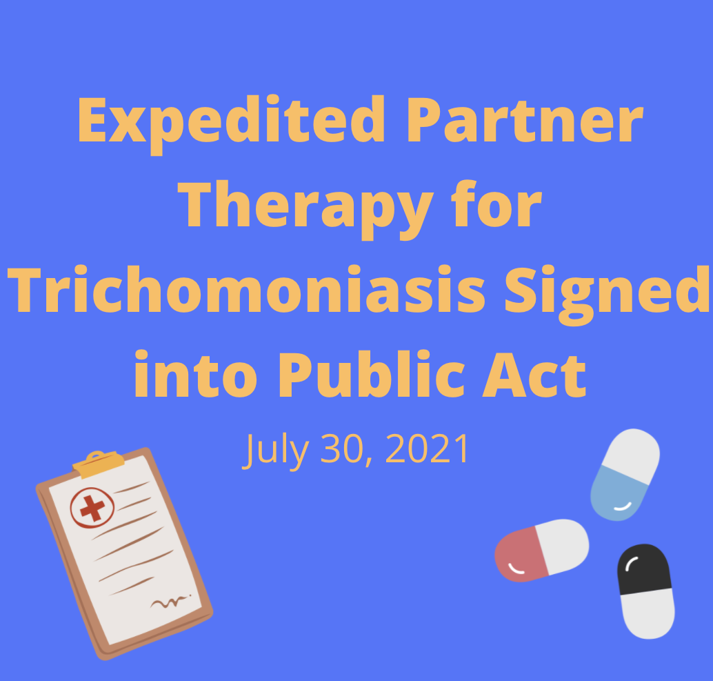 Expedited Partner Therapy for Trichomoniasis Signed into Public Act