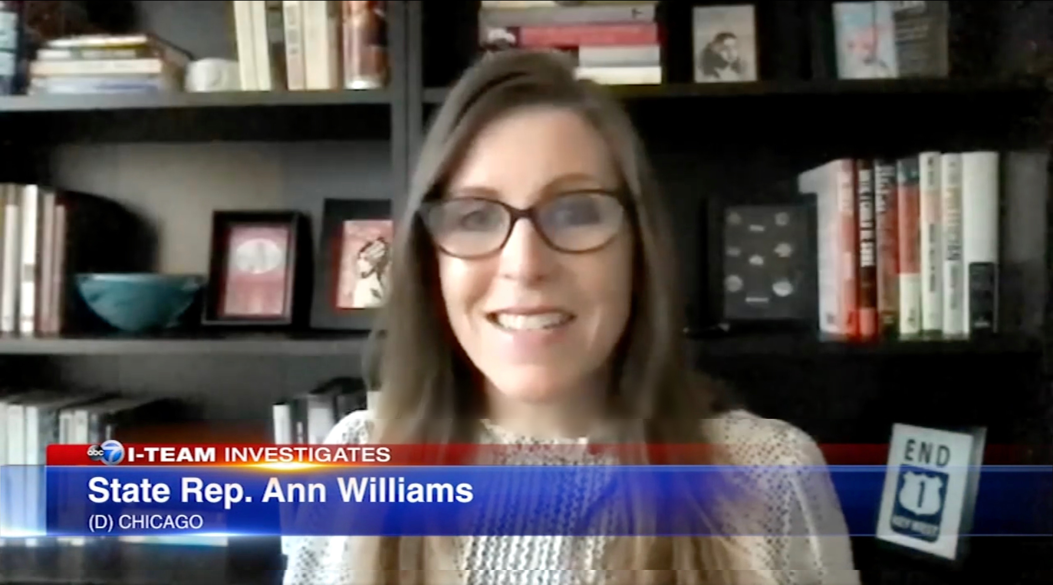 Rep. Ann Williams talks about the COViD Act on ABC 7