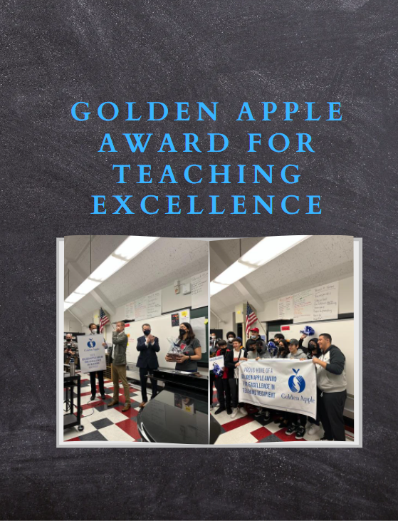 Rep. Williams’ Office Delivers Golden Apple Award for Teaching Excellence