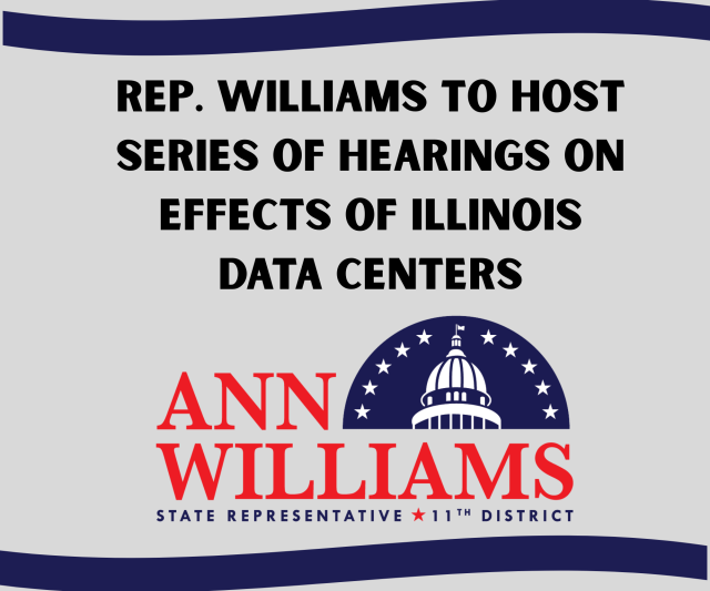 Rep. Williams to Host Series of Hearings on IL Data Centers