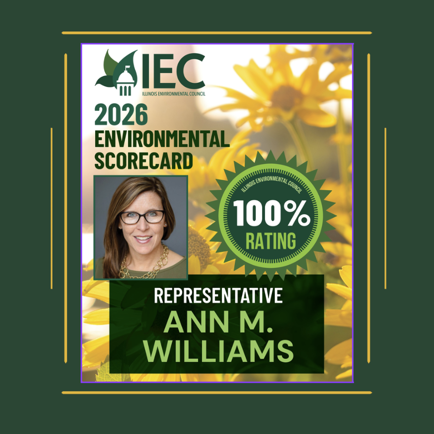 Rep. Williams Given Score of 100% for Environmental Advocacy